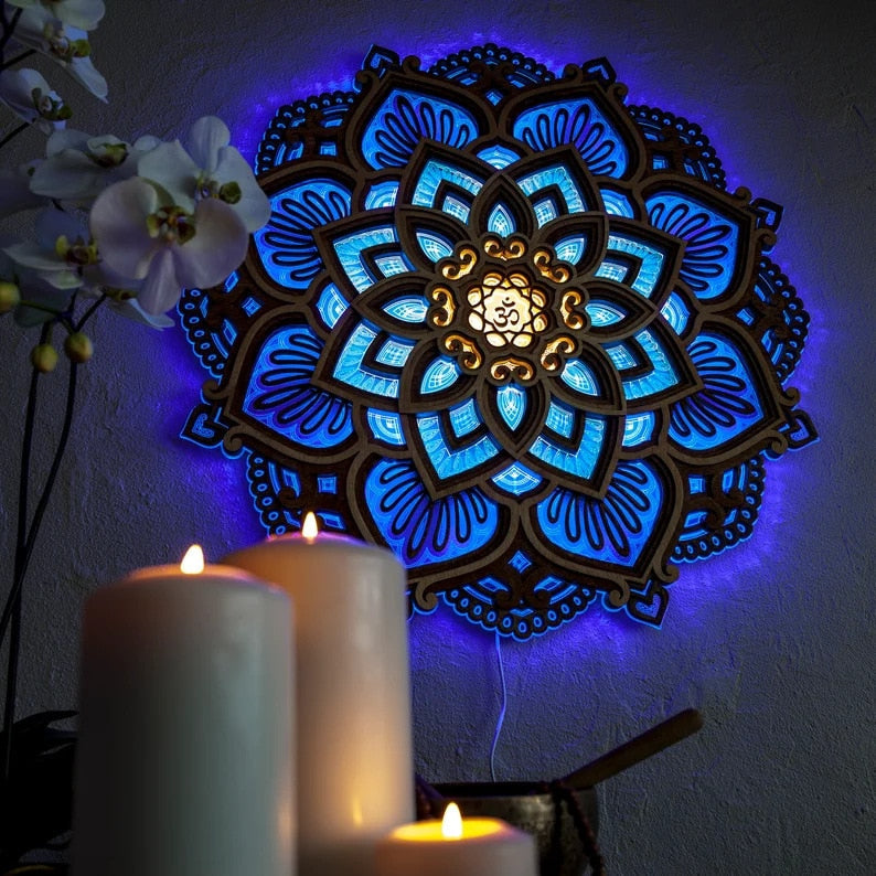 Mandala Yoga Lamp - Create Calm and Relaxation in Your Space