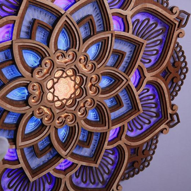 Mandala Yoga Lamp - Create Calm and Relaxation in Your Space