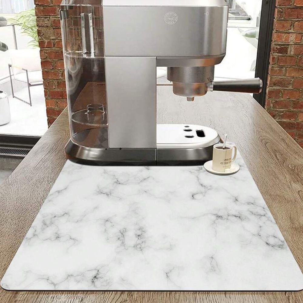 Marble Pattern Absorbent Countertop Mat