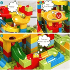 Ball Track Building Blocks - Fun Maze with Slides for Kids - Educational