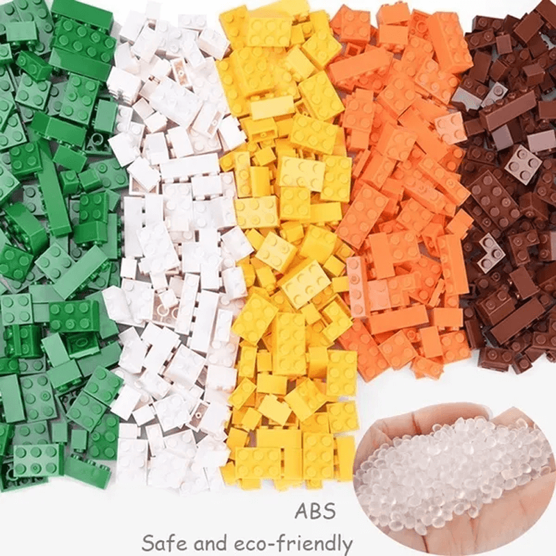 Ball Track Building Blocks - Fun Maze with Slides for Kids - Educational