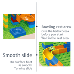 Ball Track Building Blocks - Fun Maze with Slides for Kids - Educational