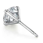 Martini 6.00 Ct D Vs1 Round Lab Created Diamond Earrings 4 Prong 14 K White Gold