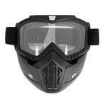 Mask Riding Goggle with Adjustable Non-slip Trip Mouth Filter