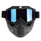 Mask Riding Goggle with Adjustable Non-slip Trip Mouth Filter