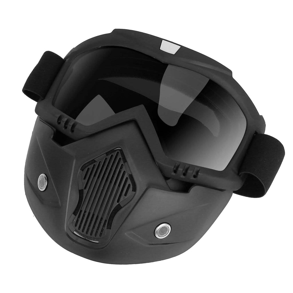 Mask Riding Goggle with Adjustable Non-slip Trip Mouth Filter