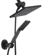 Dual Shower Head-Rain Shower Head with Handheld Shower Set, Diverter