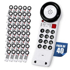 Med-Pat XL88Q One-Piece Phone – Extra-Loud Volume, Visual Ring, Water-Resistant, Hearing Aid Compatible
