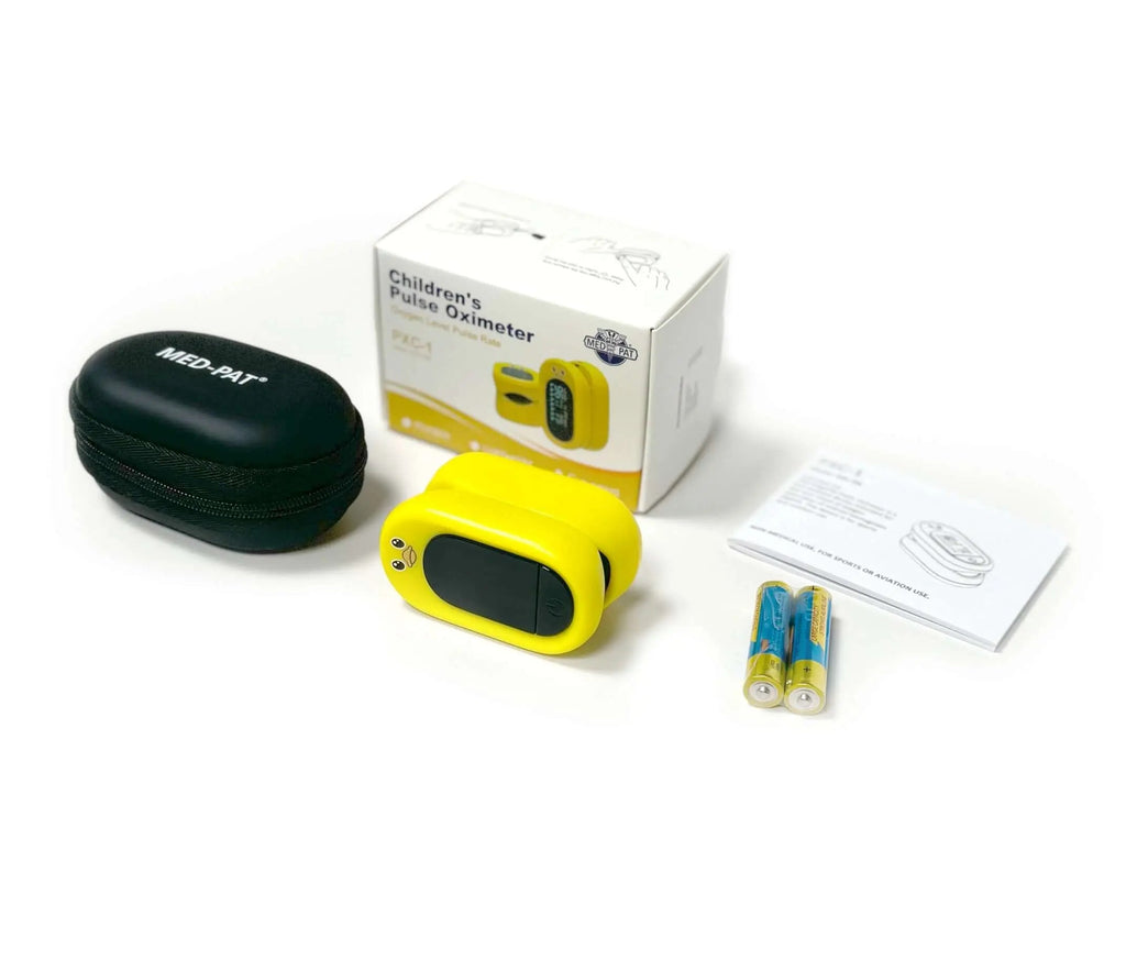 Med-Pat "Ducky" PXC-1 Kids Pulse Oximeter | Fast SpO2 & Heart Rate | FDA Cleared