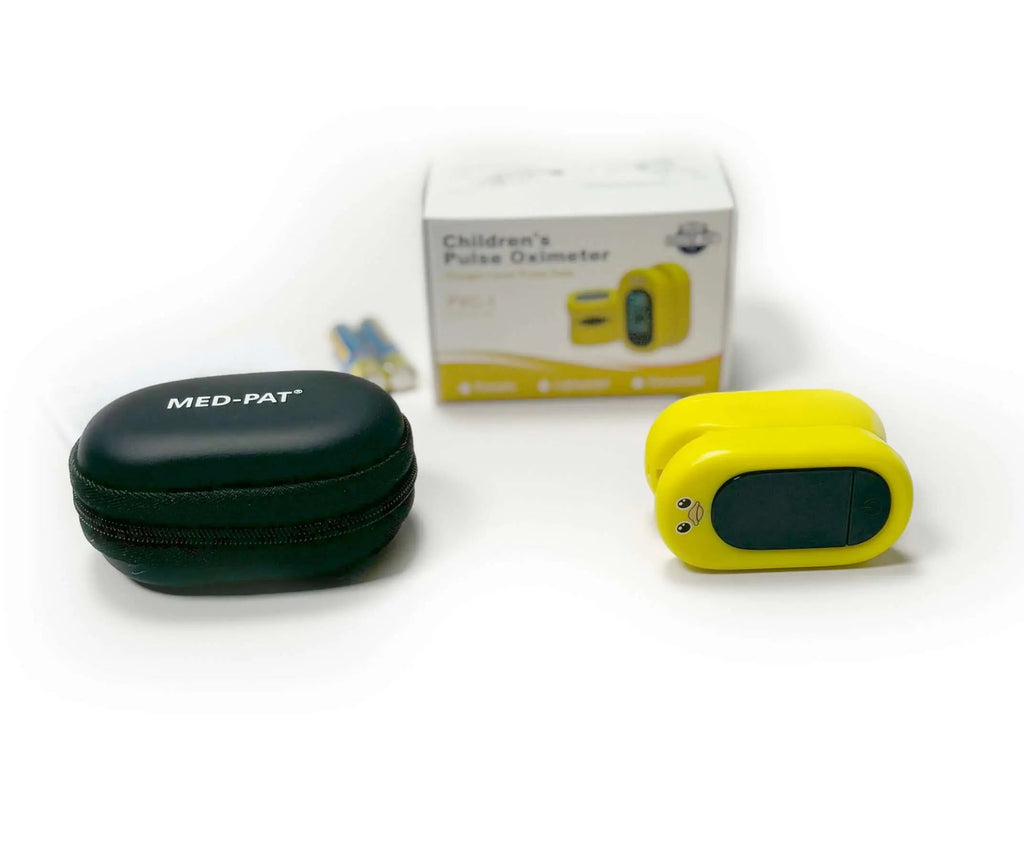 Med-Pat "Ducky" PXC-1 Kids Pulse Oximeter | Fast SpO2 & Heart Rate | FDA Cleared