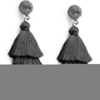 Me&Hz Colorful Layered Tassel Earrings