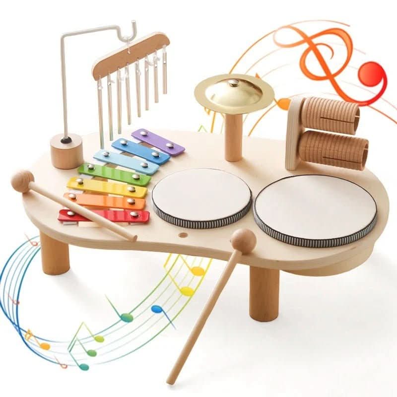 Baby's First Musical Instrument Set - Wood