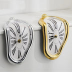 Melting Decorative Clock with Roman Numerals