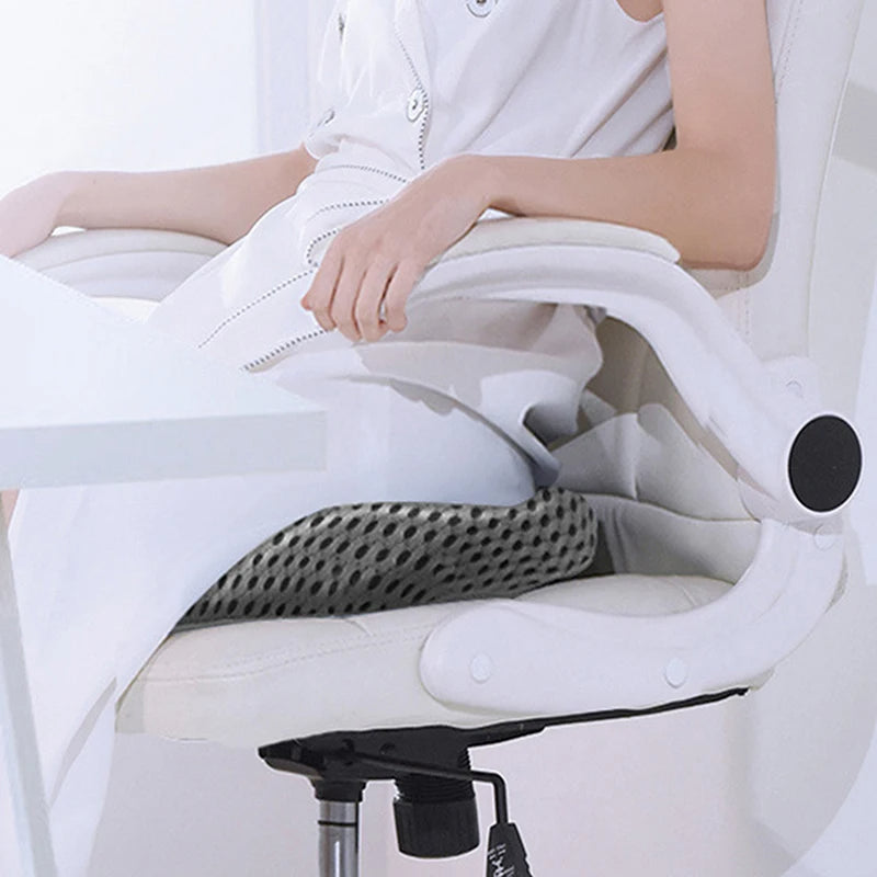 Ergonomic Seat Cushion for Tailbone Pressure Relief