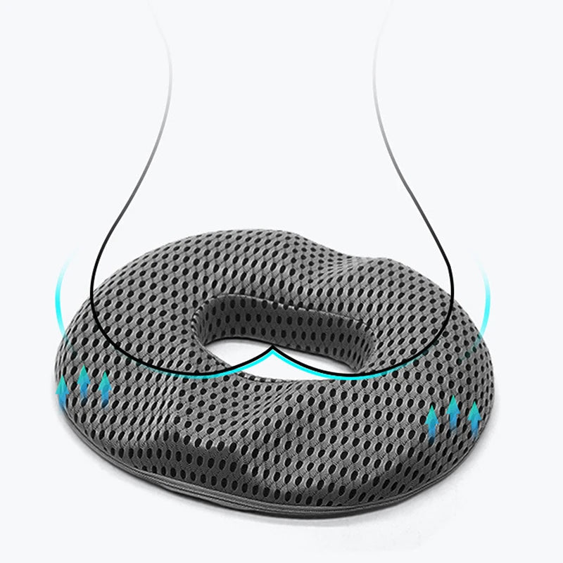 Ergonomic Seat Cushion for Tailbone Pressure Relief