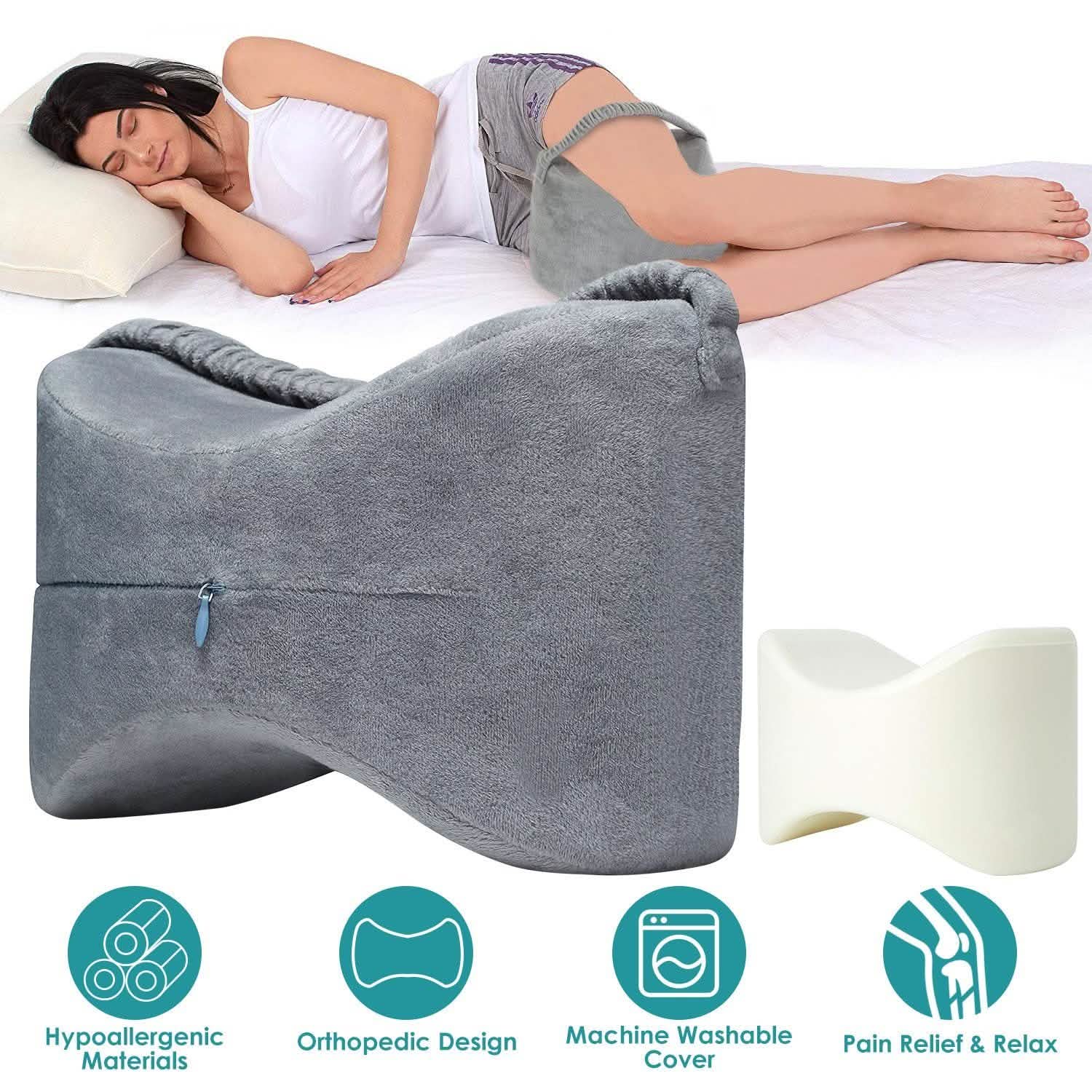 Memory Foam Contour Leg Pillow For Side Sleepers