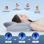 Memory Foam Ergonomic Sleep Support Pillow Anti Snore