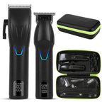 Men Electric Barber Clipper Hair Cutting Combo Set T Outliner Shaver Trimmers