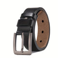 Men's Belt with Stylish Pin Buckle and Unique Finish