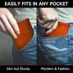 Men's Bifold Wallet made of Top Grain Leather - EliteFold