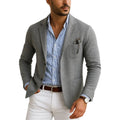 Men's Classic Blazer with Lapel Collar
