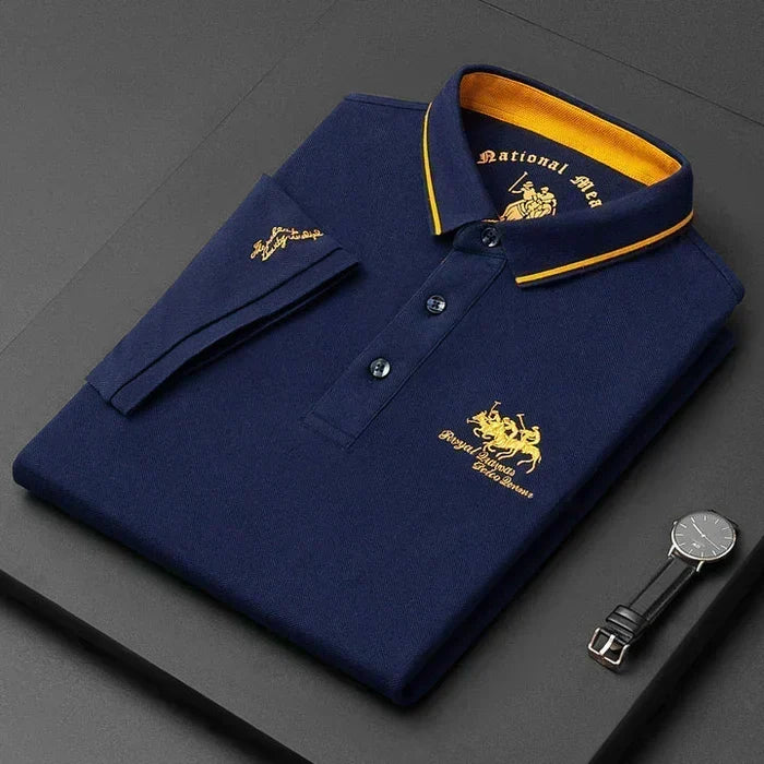 Men's Classic Collar Short Sleeve Polo Shirt