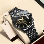 Men's Elegant Multifunction Chronograph Watch