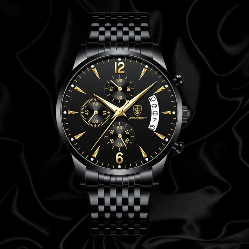 Men's Elegant Multifunction Chronograph Watch