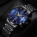 Men's Elegant Multifunction Chronograph Watch