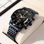 Men's Elegant Multifunction Chronograph Watch