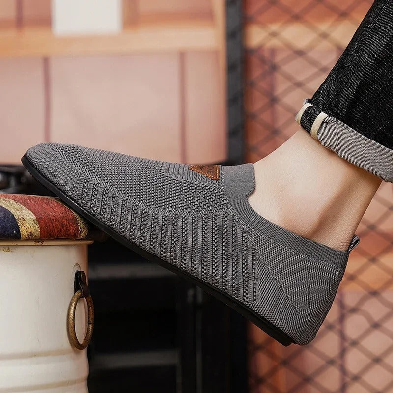 Men's Knit Breathable Comfortable Slip-On Shoes