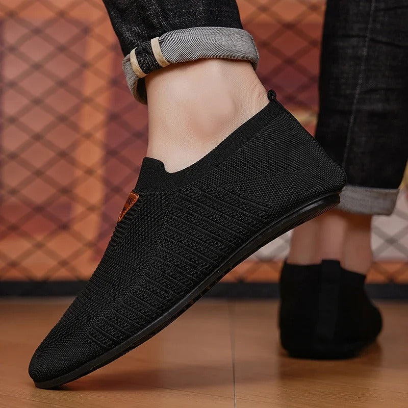 Men's Knit Breathable Comfortable Slip-On Shoes