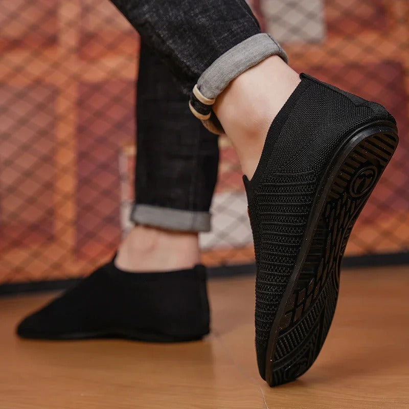 Men's Knit Breathable Comfortable Slip-On Shoes