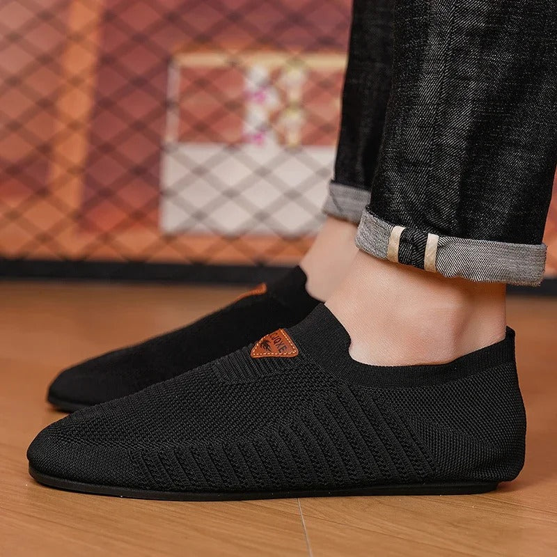 Men's Knit Breathable Comfortable Slip-On Shoes