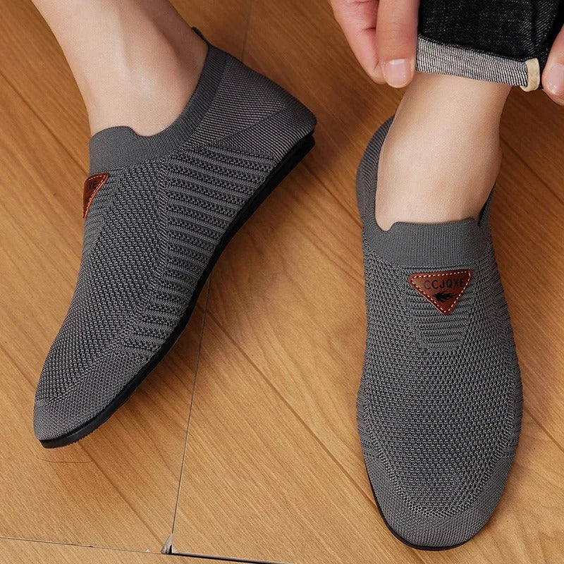 Men's Knit Breathable Comfortable Slip-On Shoes
