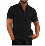 Men's Short Sleeve Button Shirt