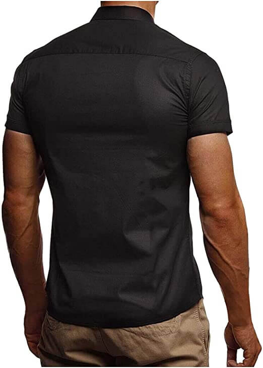 Men's Short Sleeve Button Shirt