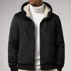 Men's Sherpa-Lined Hooded Jacket