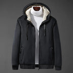 Men's Sherpa-Lined Hooded Jacket
