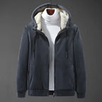 Men's Sherpa-Lined Hooded Jacket