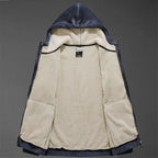 Men's Sherpa-Lined Hooded Jacket