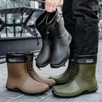 Men's Waterproof Ankle Work Boots