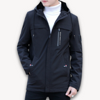 Men's Waterproof Hooded Jacket - Stylish & Durable Outerwear