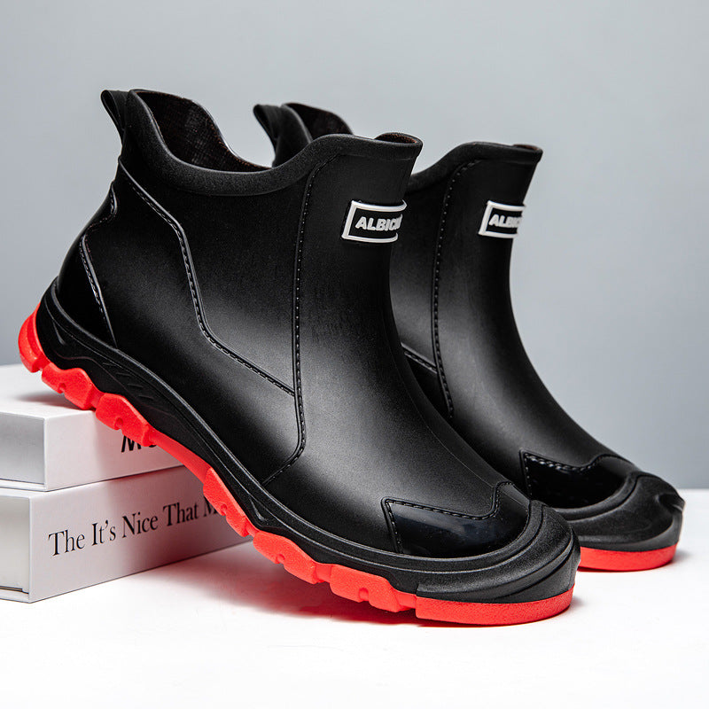 Men's Waterproof All-Weather Rubber Boots