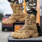 Men's Waterproof Tactical Boots for Challenging Terrains