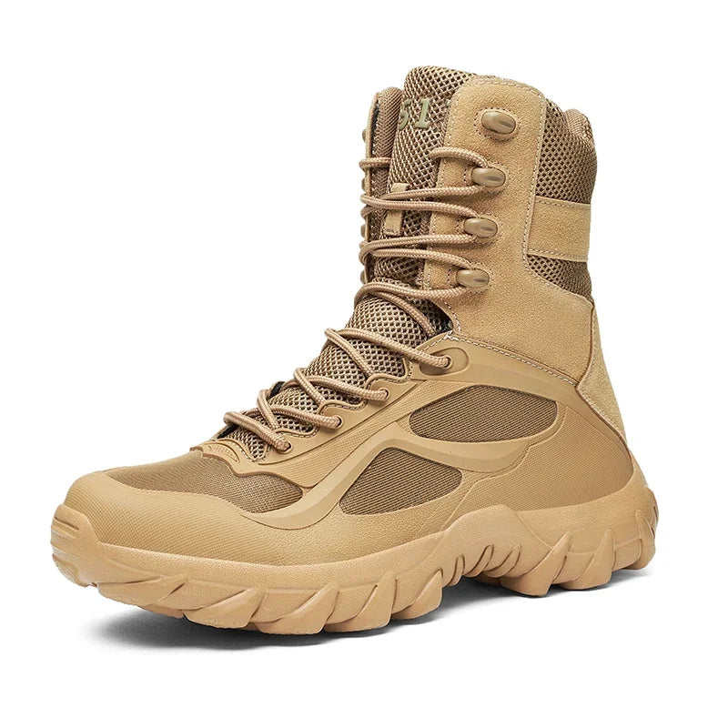 Men's Waterproof Tactical Boots for Challenging Terrains
