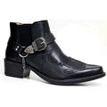 Rugged Western Biker Boots