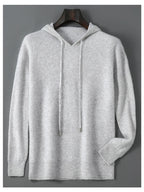 Men's Wool and Cashmere Sweater Soft Warm Knit Pullover Hand Wash Only