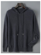 Men's Wool and Cashmere Sweater Soft Warm Knit Pullover Hand Wash Only