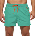 Men Swimwear Shorts Male Swimming Trunks with Adjustable Elastic Cord